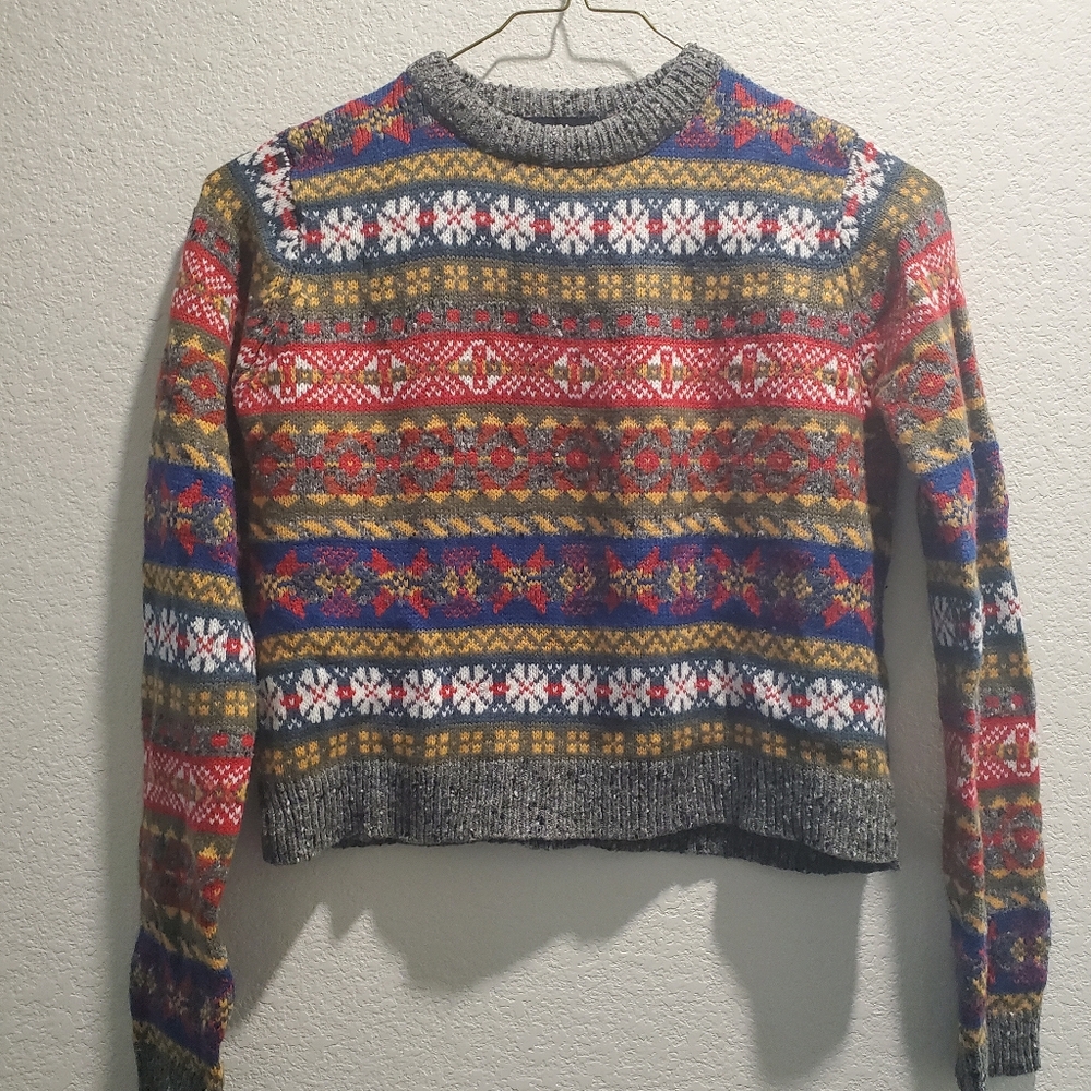 Zara Knit Crewneck Sweater